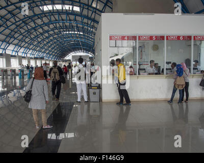 La nouvelle gare Palmerah à Jakarta, Indonésie Banque D'Images