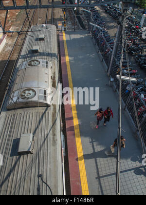 La nouvelle gare Palmerah à Jakarta, Indonésie Banque D'Images