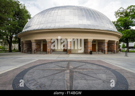 La façade extérieure Tabernacle Mormon à Salt Lake City, Utah, USA. Banque D'Images