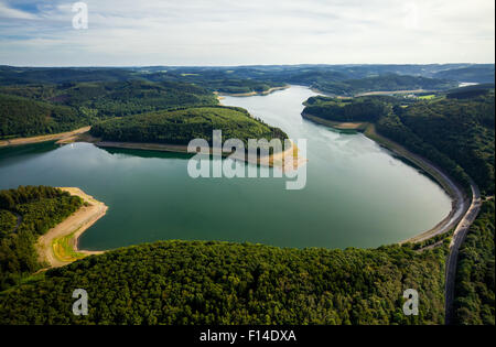 Gilberginsel dans l'île du lac Bigge, Biggetalsperre, Bigge, Ruhr, Sauerland, Rhénanie du Nord-Westphalie, Allemagne Banque D'Images