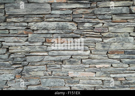 Texture de fond d'une ardoise décorative mur de pierre. Banque D'Images