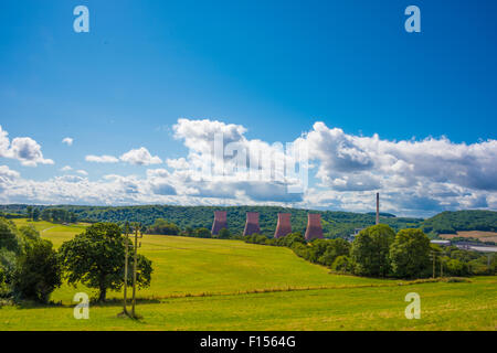Une vue sur la campagne du Shropshire au Royaume-Uni d'Ironbridge Banque D'Images