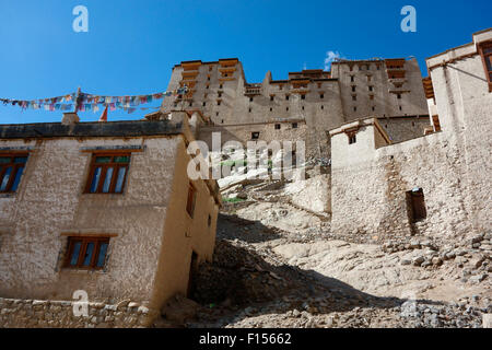 Le Palais de Leh, Ladakh, le Jammu-et-Cachemire, l'Inde Banque D'Images