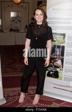 Photo Appel à Downton Abbey acteurs soutenant la charité nuit à l'aide d'Plaisterers Hall à Animals Asia comprend : Sophie McShera Où : London, Royaume-Uni Quand : 26 Juin 2015 Banque D'Images