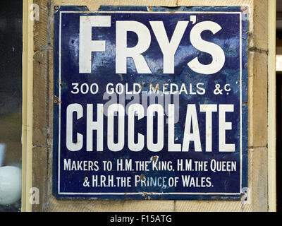 Fry's chocolate sign UK Banque D'Images
