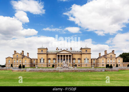 Holkham Hall, un début xviiième maison palladienne de Holkham, Norfolk, England, UK Banque D'Images