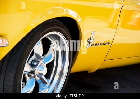 1967 Ford Mustang GT. Voiture américaine classique. Brooklands, Weybridge, Surrey, Angleterre Banque D'Images