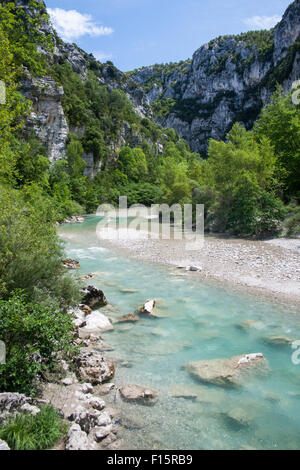 Les Gorges du Verdon, Provence, France Banque D'Images