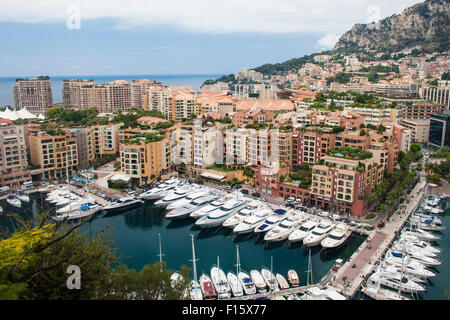 Monaco port de fontvielle Banque D'Images