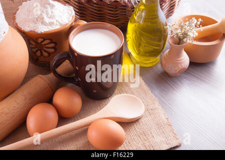 Still Life with home-produits agricoles Banque D'Images