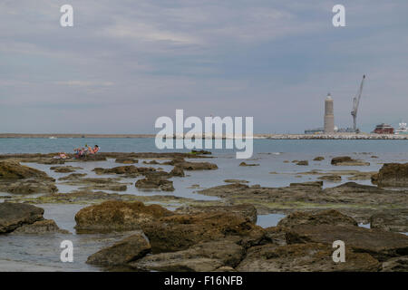 Locations sur les rochers... Banque D'Images