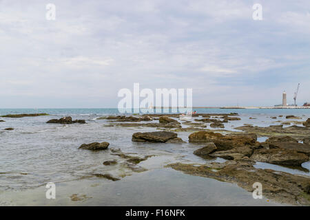 Locations sur les rochers... Banque D'Images