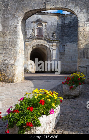 L'Abbaye de Bassac, Rhône Alpes, sud ouest France Banque D'Images