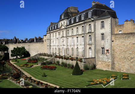 Le château de l'Hermine, Rue Alexandre le Pontois, Vannes, Morbihan, Bretagne, France Banque D'Images