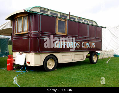 Giffords Circus wagon, Marlborough, Wiltshire, Royaume-Uni Banque D'Images