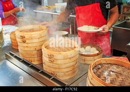 Xiao Long Bao à Kaohsiung, Taiwan Banque D'Images