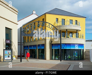 De nouvelles places, un centre commercial à Penrith, Cumbria, Angleterre, Royaume-Uni Banque D'Images