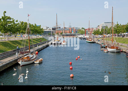 Port de Kiel, Allemagne, Schleswig-Holstein, Allemagne Banque D'Images