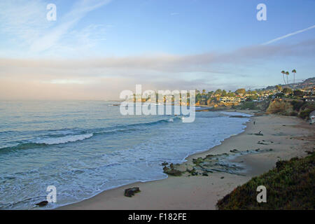 Matin plage le long de la côte de Californie Banque D'Images