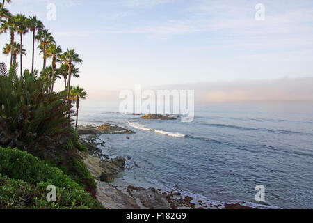 Matin plage le long de la côte de Californie Banque D'Images