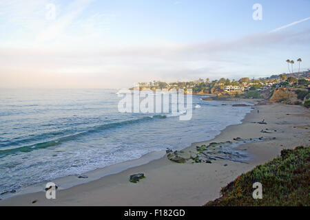 Matin plage le long de la côte de Californie Banque D'Images