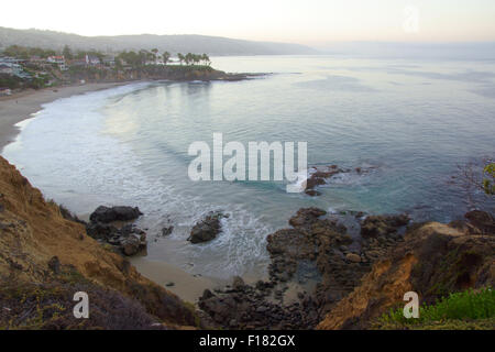 Matin plage le long de la côte de Californie Banque D'Images