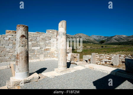 Spanien, Canaries, Naxos, Ano Sangri, Demeter-Tempel aus dem 6. Jh. c. Chr, gilt als im Tempel ältester Griechenlands ioánnis Banque D'Images