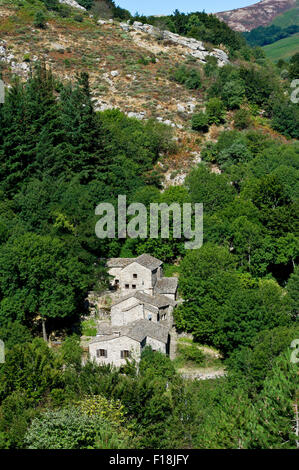 Les Gorges de Colombieres, près de la Fage gite, Hérault, Languedoc Roussillon, France Banque D'Images