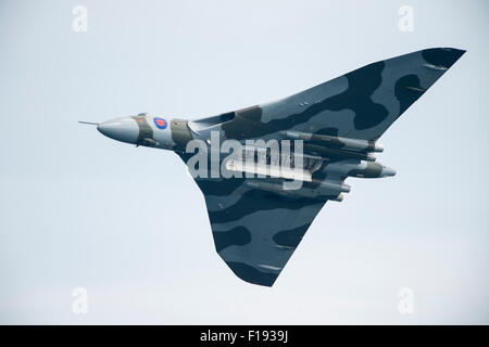 Avro Vulcan XH588 à Exmouth Air Show pour la dernière fois en 2015 Banque D'Images