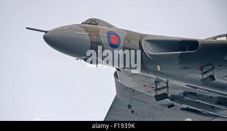 Avro Vulcan XH588 à Exmouth Air Show pour la dernière fois en 2015 Banque D'Images