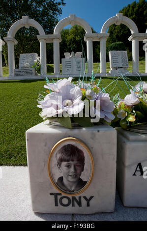 Tony, l'un des 144 enfants tués au cours de l'Aberfan disaster de 1966. Banque D'Images