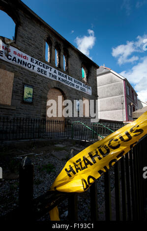 La chapelle dans le centre d'Aberfan a agi comme une morgue pour les enfants et adultes qui ont péri dans la catastrophe de 1966 Aberfan Banque D'Images