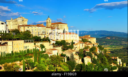 Belle Gordes en Provence, France Banque D'Images