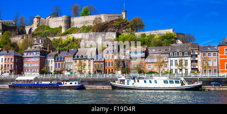 Belle Ville de Namur. Belgique Banque D'Images