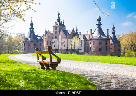 Beaux châteaux romantiques de Belgique - Ooidonk Banque D'Images