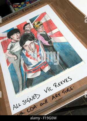 Margate, Kent, UK. Août 30, 2015. Coffre Art Fair at Turner Galerie Contemplrary Margate Kent. Vic Reeves imprimer. Credit : Cabanel/Alamy Live News Banque D'Images