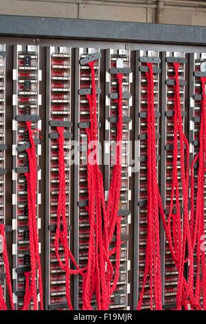 Close up de l'électronique utilisés dans Colossus Bletchley Park UK Banque D'Images
