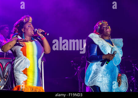 Portsmouth, Royaume-Uni. Août 29, 2015. Tryo au Festival victorieux Portsmouth 290815 Crédit : James Houlbrook/Alamy Live News Banque D'Images