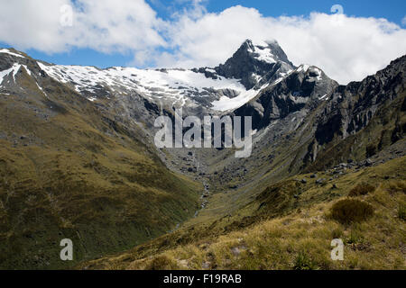 La Nouvelle-Zélande Aotearoa aka, île du Sud, Mt aspirant National Park, Mt horrible. Banque D'Images