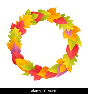 Couronne d'automne Illustration de Vecteur