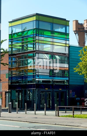 Le bâtiment de l'Académie de Manchester, Oxford Road, Manchester, Angleterre, Royaume-Uni. Également connu sous le nom de Academy 1. Banque D'Images