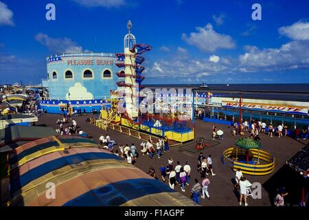 Great Yarmouth Pleasure Beach. Le Norfolk. L'Angleterre. UK Banque D'Images