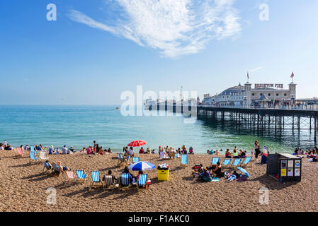 La jetée de Brighton, Brighton, East Sussex, Angleterre Royaume-uni Banque D'Images