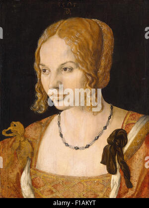 Albrecht Dürer - Portrait d'une jeune femme vénitienne Banque D'Images