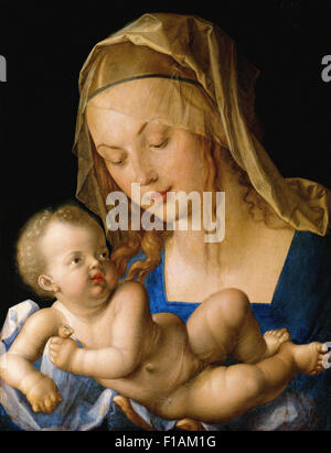 Albrecht Dürer - La Vierge et l'enfant avec une poire Banque D'Images