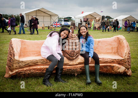 Cheshire, Royaume-Uni. Août 31, 2015. 11e English Open Chainsaw Carving concours tenu au jeu du Cheshire et du pays Spectacle au Cheshire Comté Showground Crédit : John Hopkins/Alamy Live News Banque D'Images