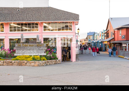 Old Fisherman's Wharf, Monterey, Californie Banque D'Images