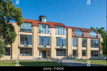 Bâtiment principal de l'Université Bauhaus de Weimar, ancienne école d'arts appliqués, design par Henry van de Velde Banque D'Images