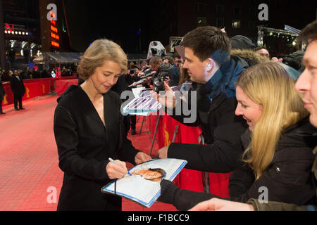 65. Berlinlale - actrice Charlotte Rampling lors de la présentation du film 45 ANS Banque D'Images