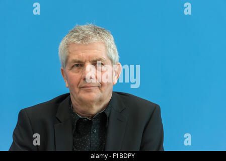 Roland Jahn, commissaire fédérale pour les dossiers du Service de sécurité de l'état de l'ancienne République démocratique allemande (Stasi) Banque D'Images